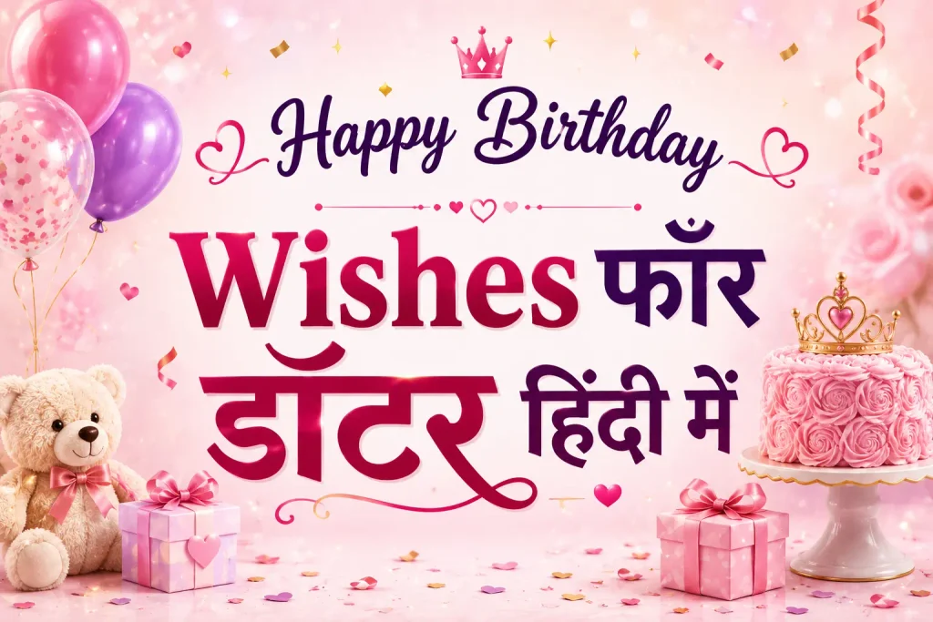 Happy Birthday Wishes for Daughter in Hindi