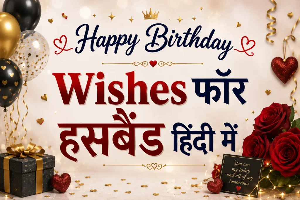 Happy Birthday Wishes for Husband in Hindi