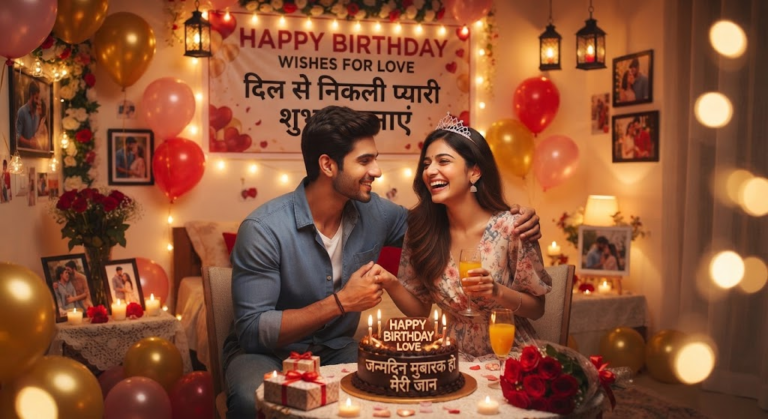 Happy Birthday Wishes for Love in Hindi