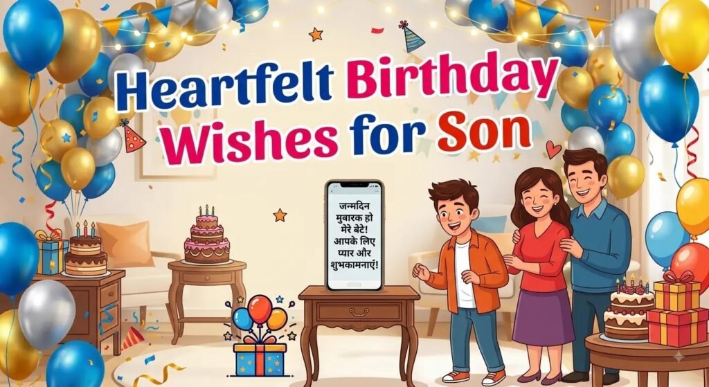 Happy Birthday Beta Wishes in Hindi