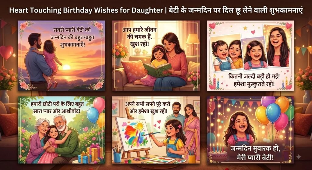 Happy Birthday Beti Wishes in Hindi