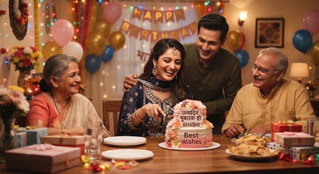 Happy Birthday Wishes for Bhabhi in Hindi