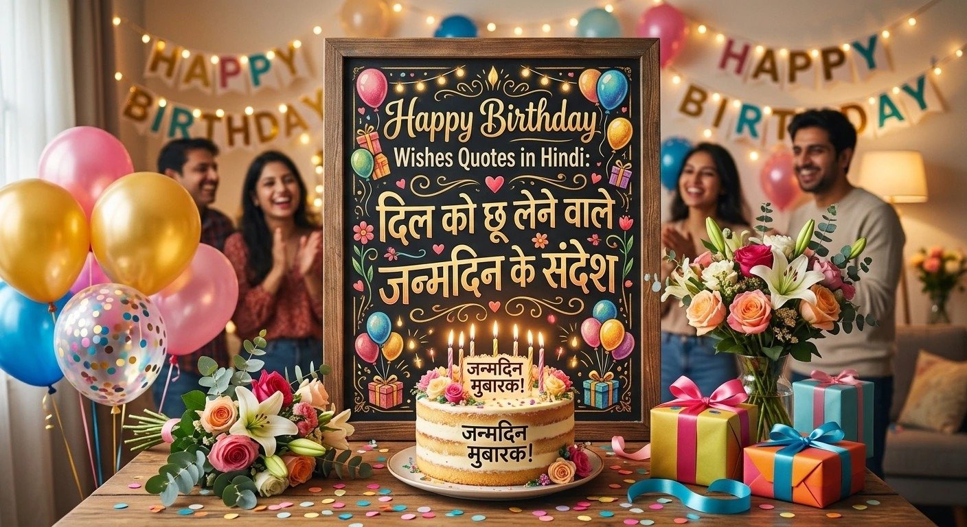 Happy Birthday Wishes Quotes in Hindi