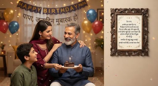 Happy Birthday Papa Wishes in Hindi